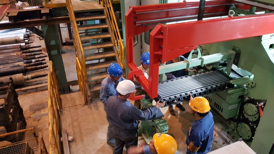 REDEX Tension Multi Roll Leveler is used on Tinning Line for the First Time in China